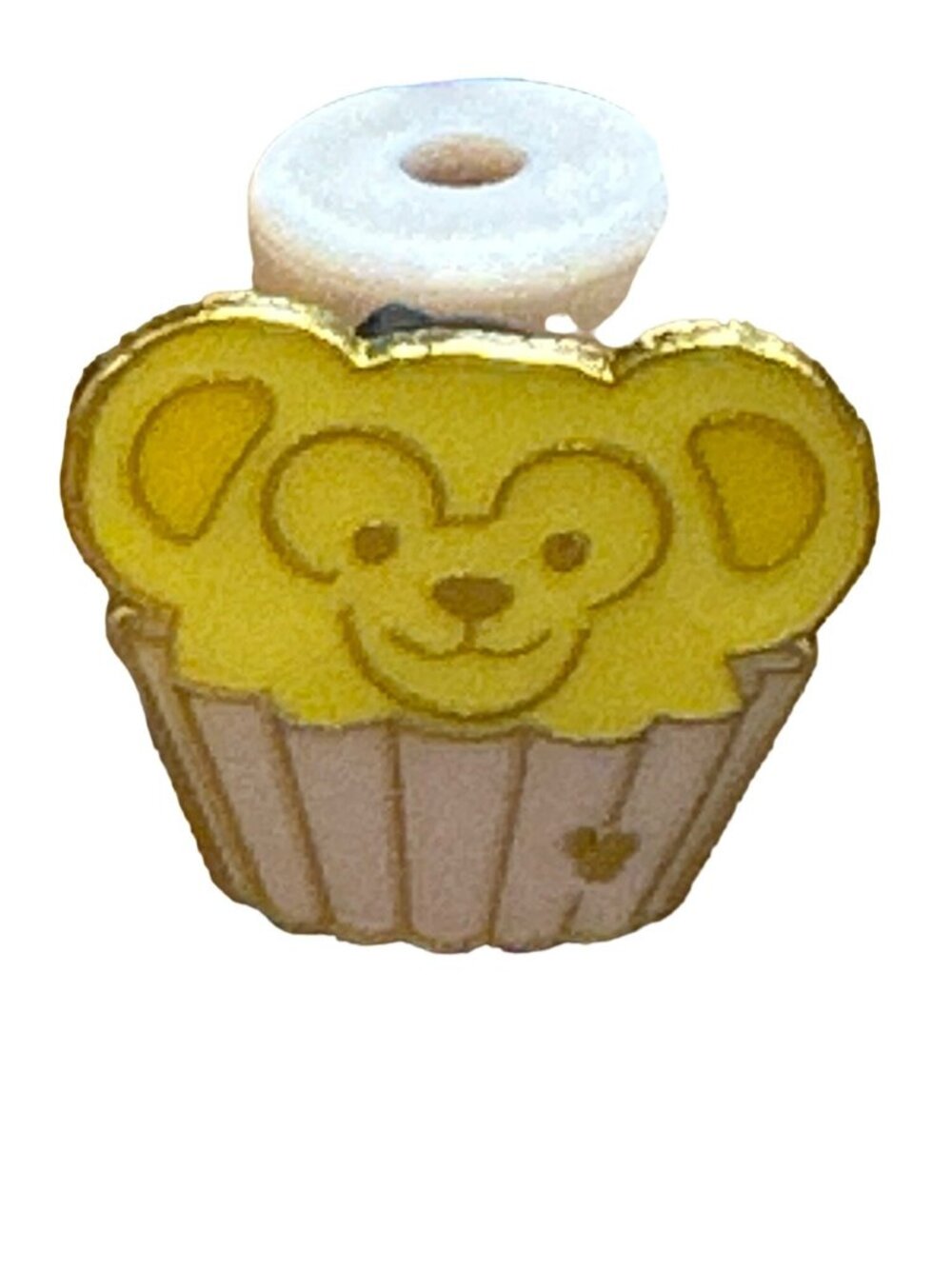 Disney Duffy The Bear Cupcake Pink Pin Hidden Mickey Trading Pin 2018 Disneyland